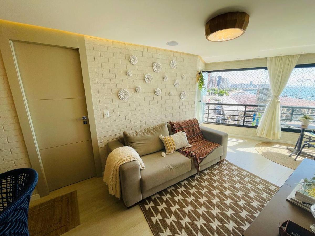 Flat Luxuoso Alto Padrao Frente Mar Com 2 Suites No Iate Plaza Fortaleza  Eksteriør bilde