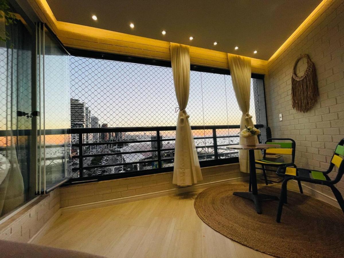 Flat Luxuoso Alto Padrao Frente Mar Com 2 Suites No Iate Plaza Fortaleza  Eksteriør bilde