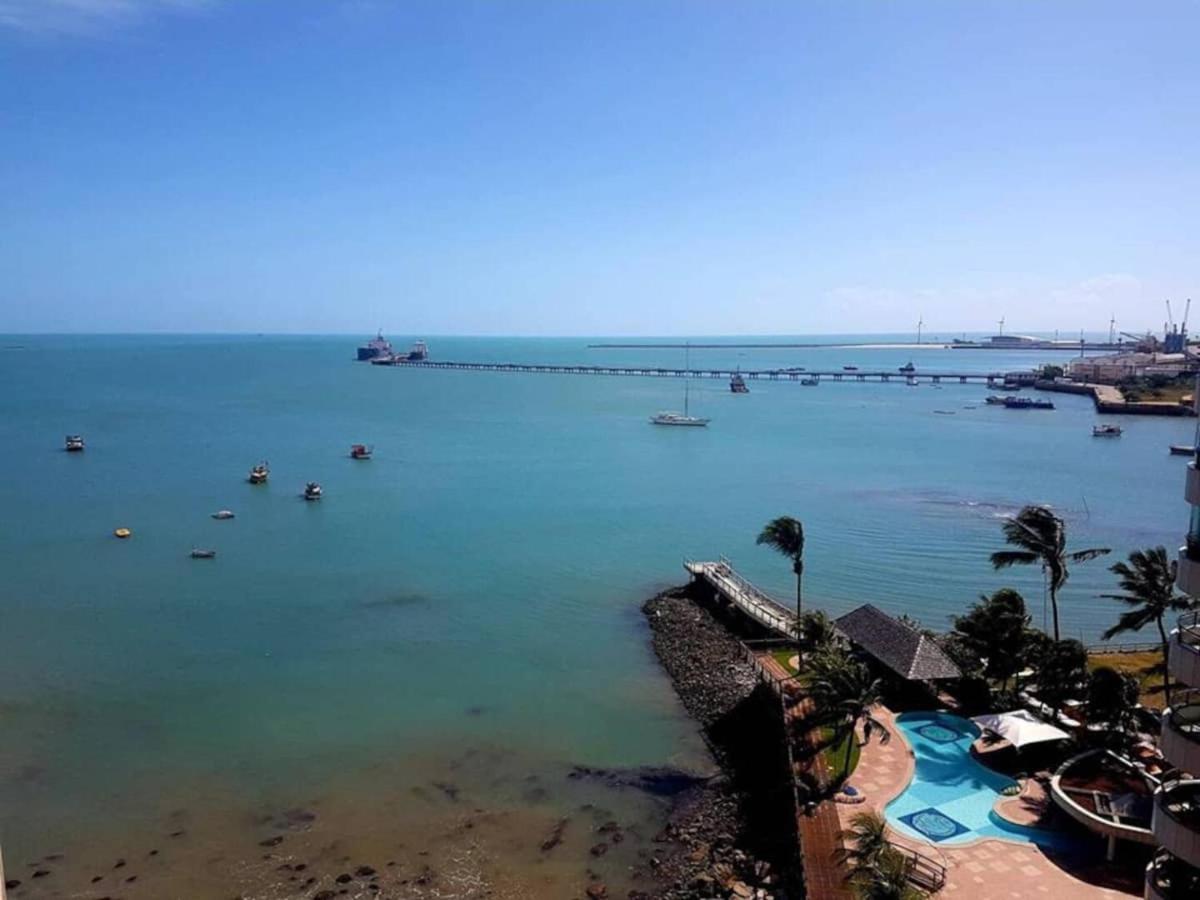 Flat Luxuoso Alto Padrao Frente Mar Com 2 Suites No Iate Plaza Fortaleza  Eksteriør bilde