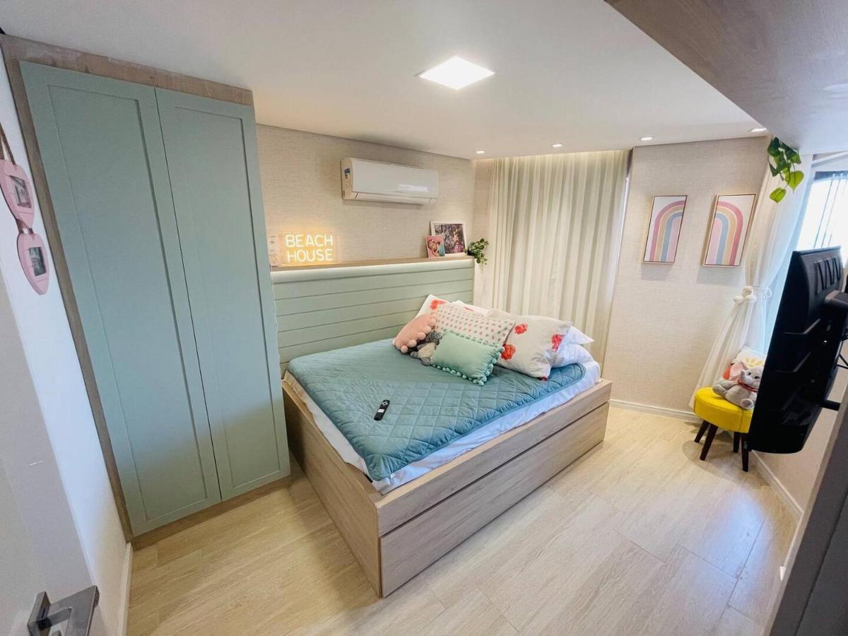 Flat Luxuoso Alto Padrao Frente Mar Com 2 Suites No Iate Plaza Fortaleza  Eksteriør bilde